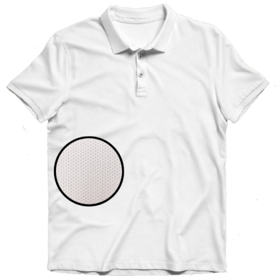 Playera Tipo Polo 100% Poliéster